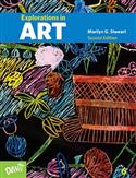 1,A-Student Book, Explorations in Art, Student Book, elementary, Marilyn G. Stewart, theme-based, elements and principles, art criticism, Marilyn Stewart