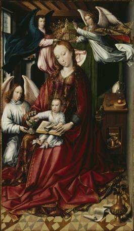 Virgin and Child Crowned With Angels (JPEG)
