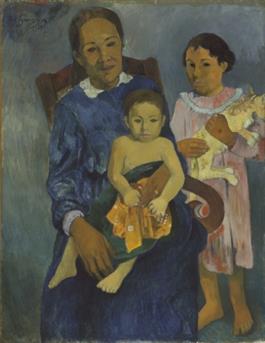 Polynesian Woman With Children (TIFF)