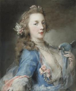 A Young Woman With a Parrot (JPEG)