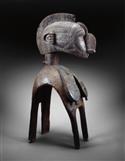 Baga People (Guinea), Headdress (Nimba, D'mba or Yamban), c1850s to early 1900s. Wood and metal tacks, 119.4 x 33 x 59.1 cm. c Art Institute of Chicago, W.G. Field Fund, Inc. and Edward E. Ayer Endowment in memory of Charles L. Hutchinson, 1957.16.