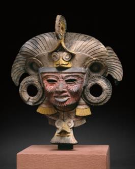 Mask From An Incense Burner Portraying the Old Deity of Fire (JPEG)