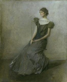Lady in  Green and Gray (JPEG)